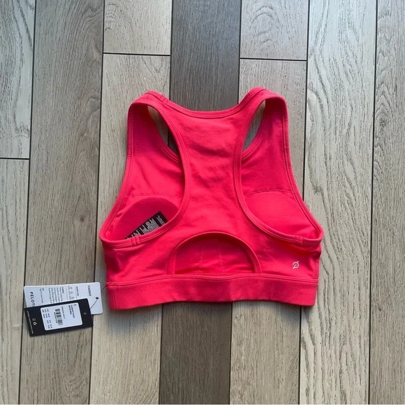 Peloton Women's Bright Pink Sports Bra - Picture 5 of 5